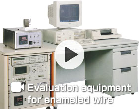 Evaluation equipment for enameled wire